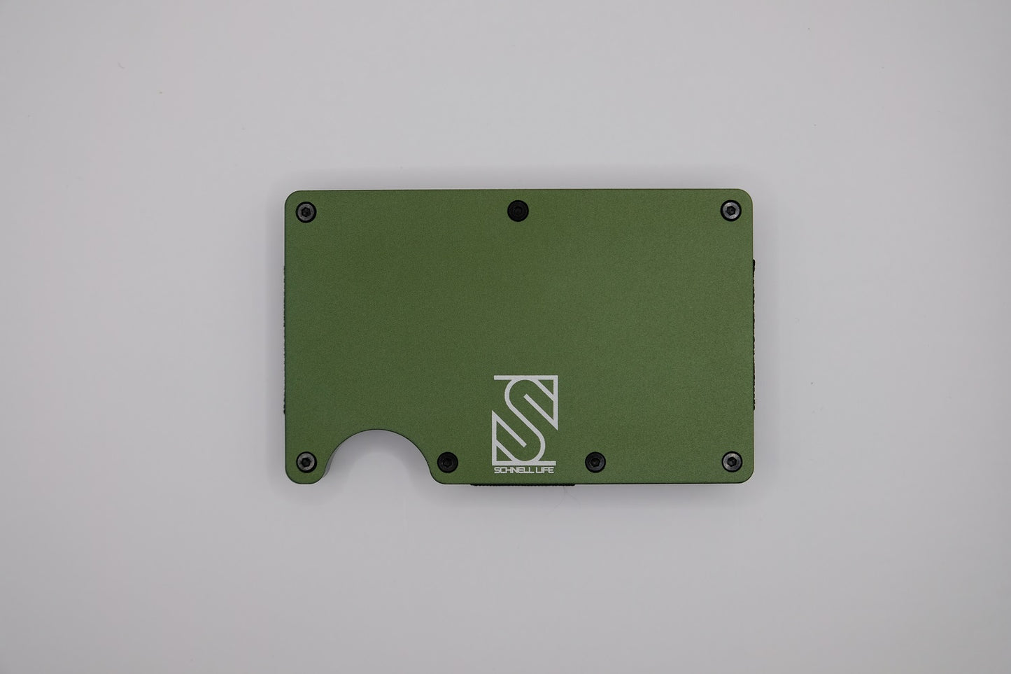 Anodized Aluminum Green Wallet