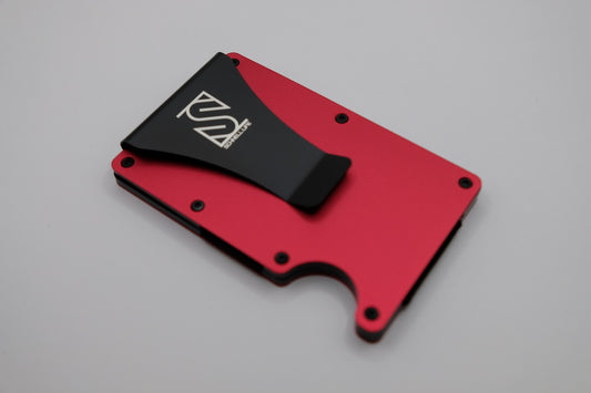 Anodized Aluminum Red Wallet