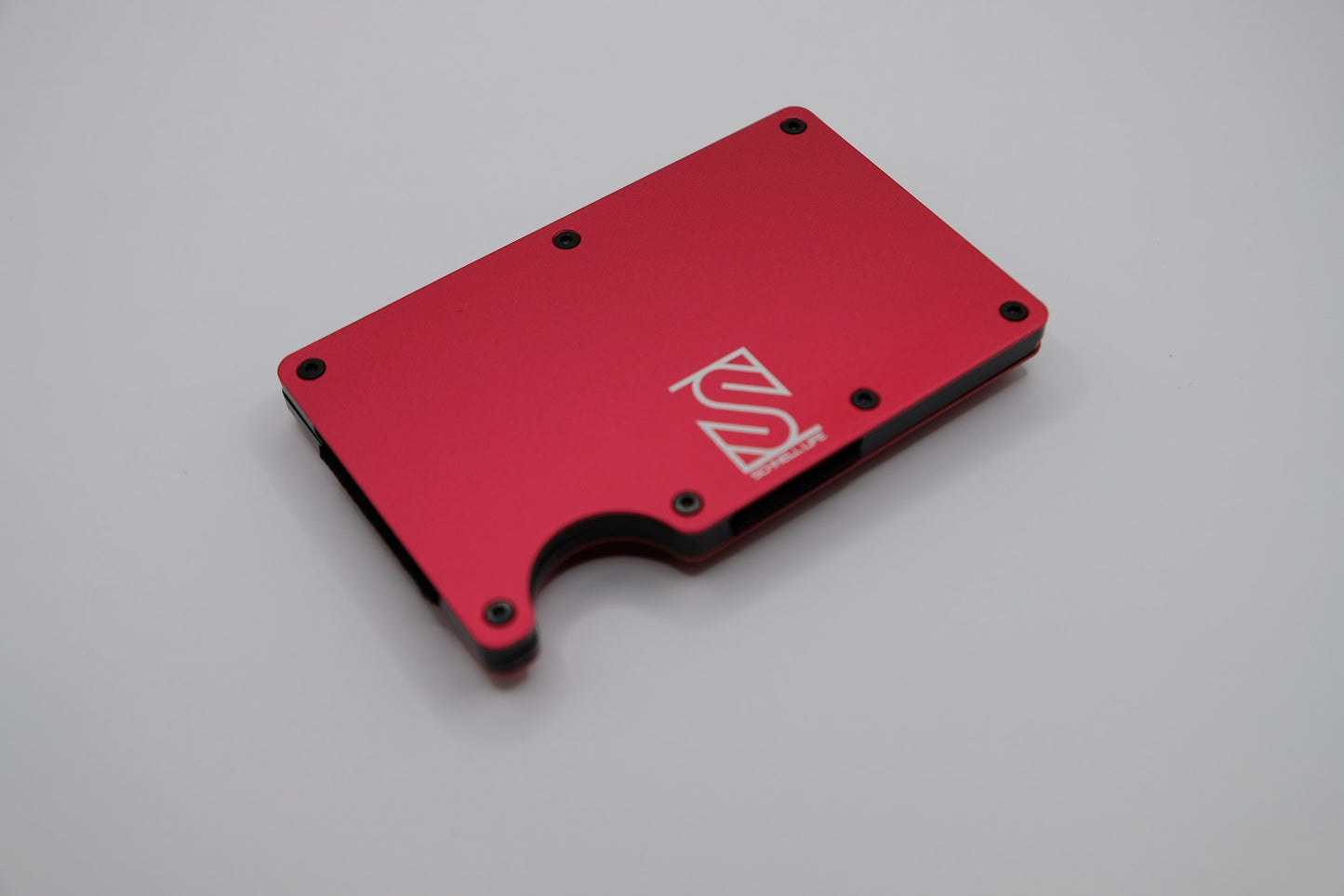 Anodized Aluminum Red Wallet